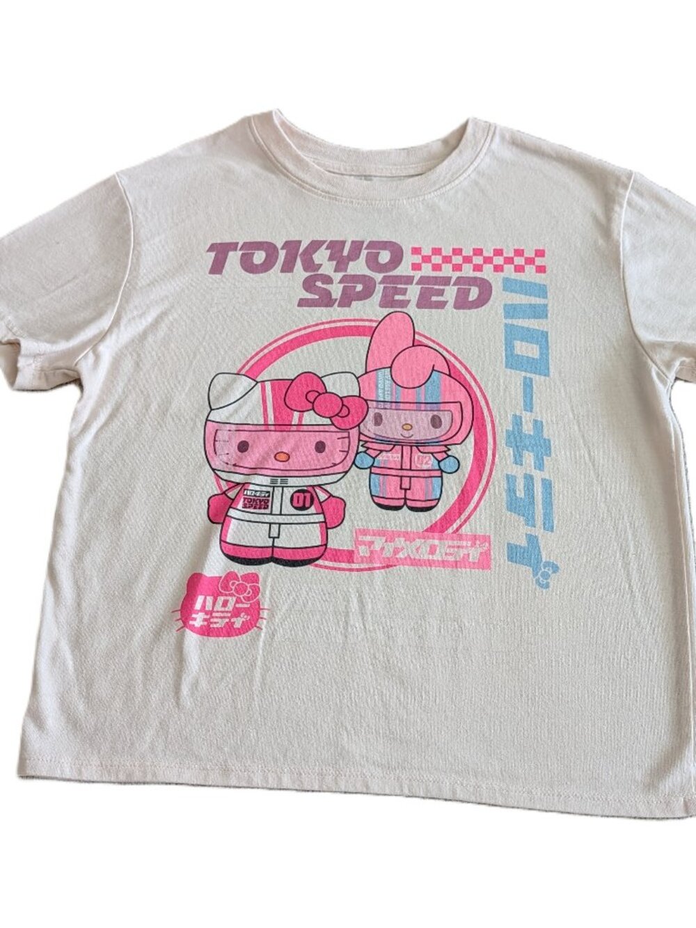 Sanrio Tokyo Racing Hello Kitty Girl's T-shirt